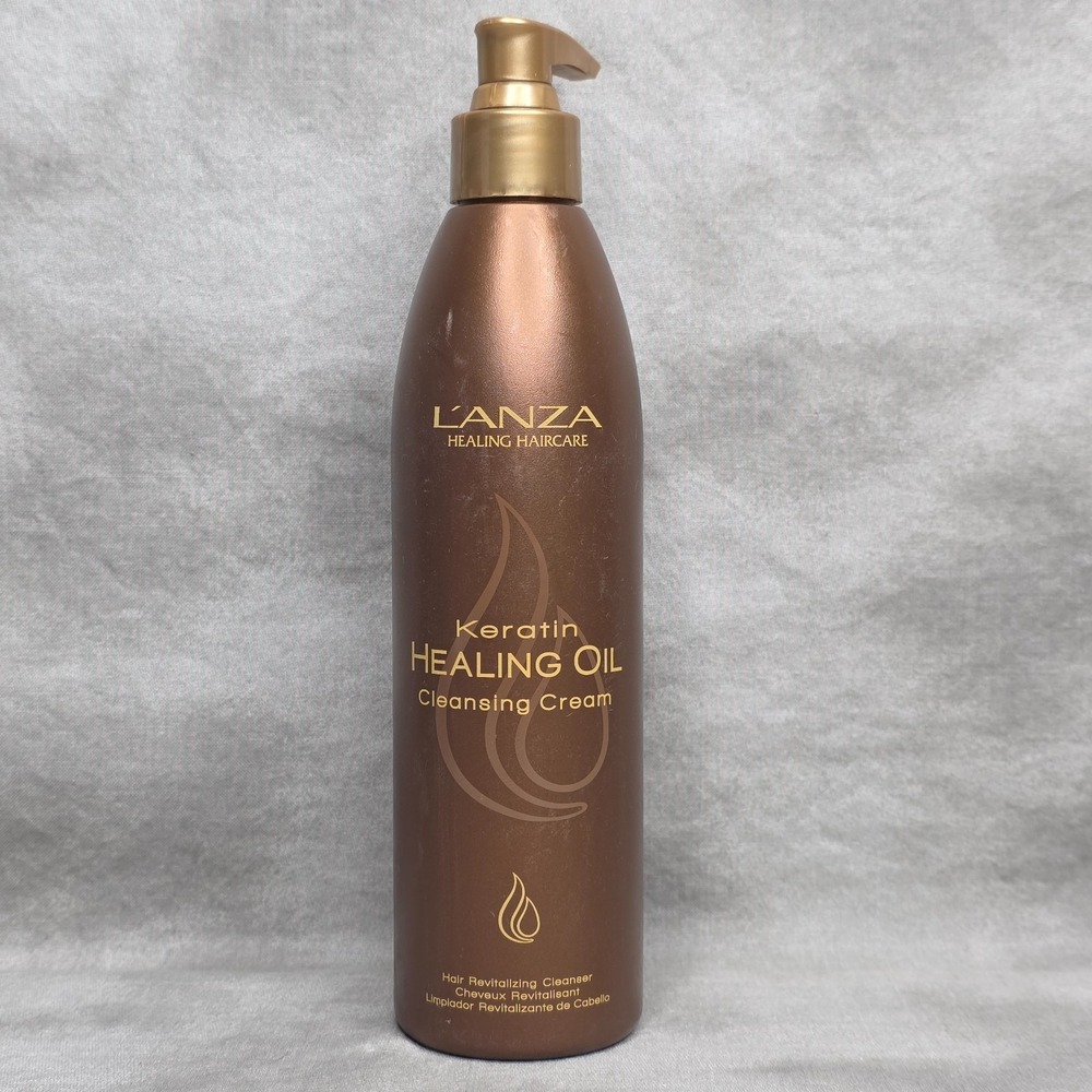 LANZA Keratin Healing Oil Cleansing Cream Shampoo 10.1 oz